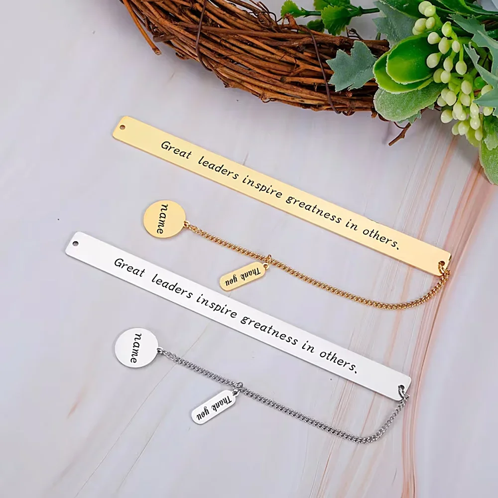 

Women’s Custom Bookmark Stainless Steel Customized Letter Book Mark Tassel Pendant Reading Book Jewelry Birthday Gift for Friend