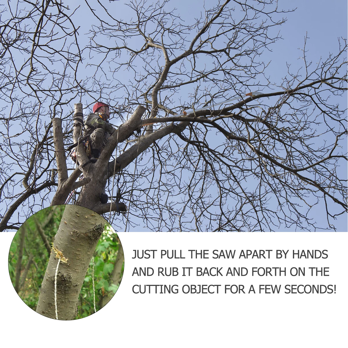 

4pcs Survival Wire Saw Stainless Steel Outdoor Gear Portable Lightweight Travel Strong Strength Small Size