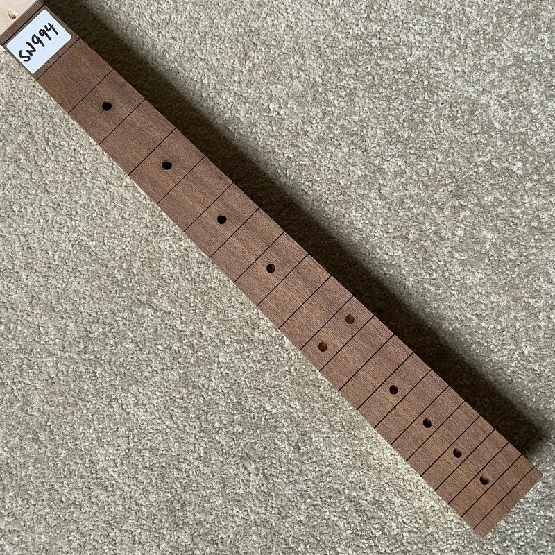 SN994 Semi Finished Version Guitar Neck No Frets Maple+Rosewood No Paints DIY Replace Guitar Parts