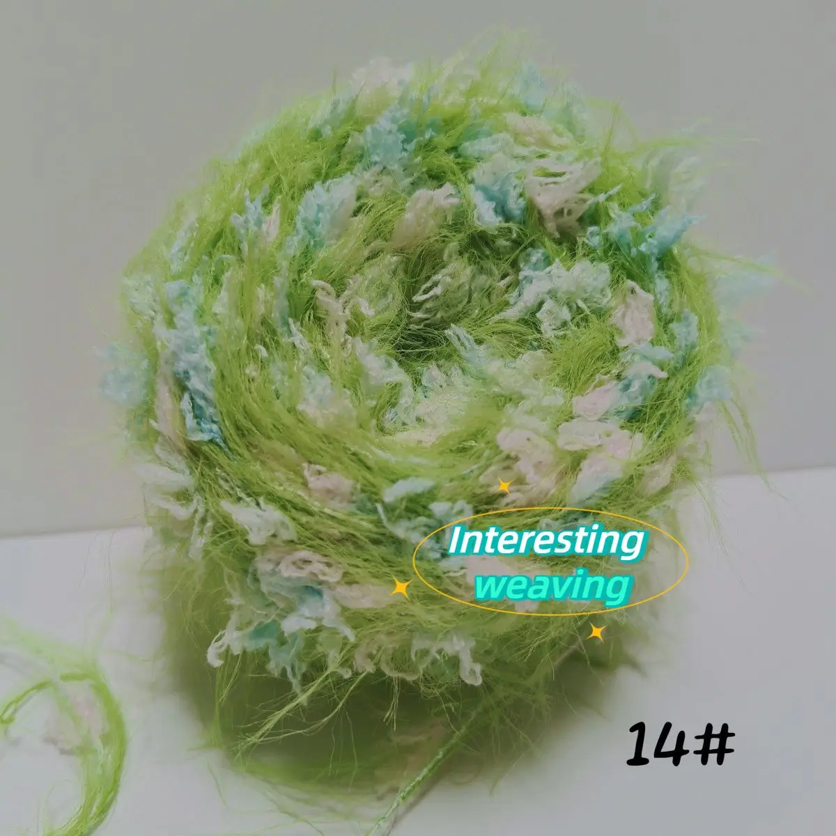 100g Colorful Flower Thread Garden Series Yarn Hand Mixed Knitting Yarn Handmade Crochet Stick Needle Woven Bag Hair Loop Decor