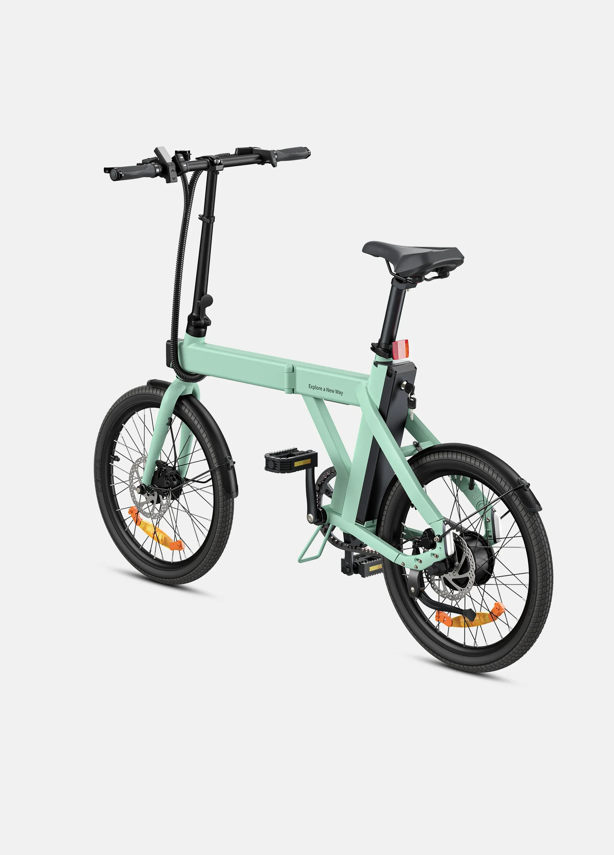 ENGWE P20 20 inch Folding Electric Bike 250W Motor Torque Sensor E-Bike 36V 9.6Ah Battery 25km/h Max Speed Hydraulic Disc Brakes