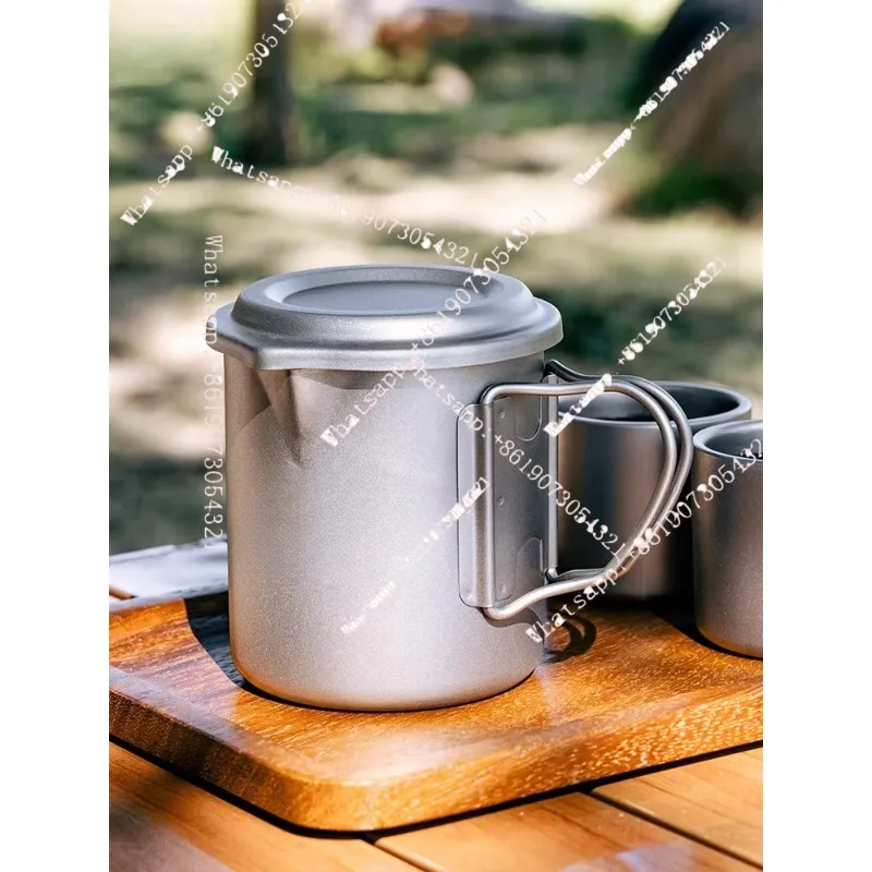 

Чайник для заваривания чая, удобство для кемпинга на природе, чашка Kuaike, титановый чайник для дома