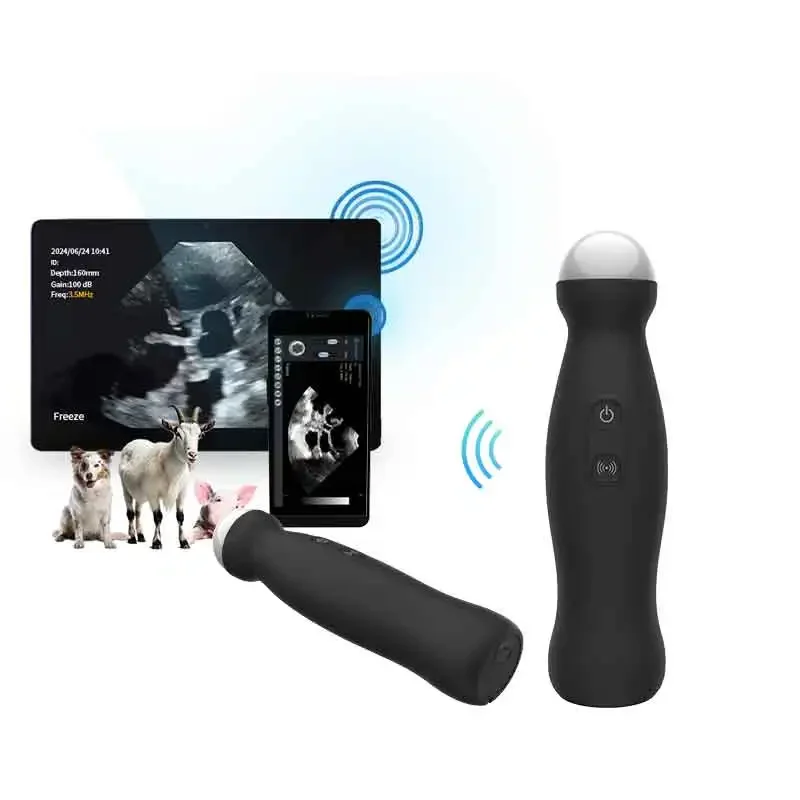 Fast ShippingBest Goat Ultrasound Pig Ultrasound Machine Veterinary Wireless UltrasoundGood service