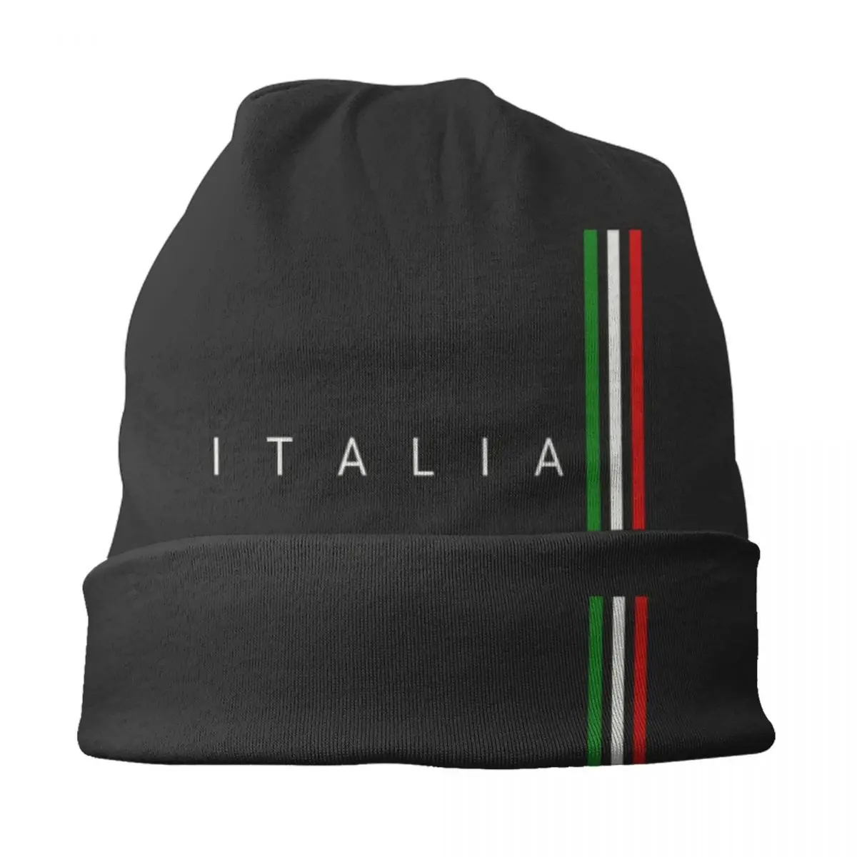 Italy Flag Skullies Beanies Caps Men Women Unisex Streetwear Winter Warm Knit Hat Adult Italy Qatar Bonnet Hats