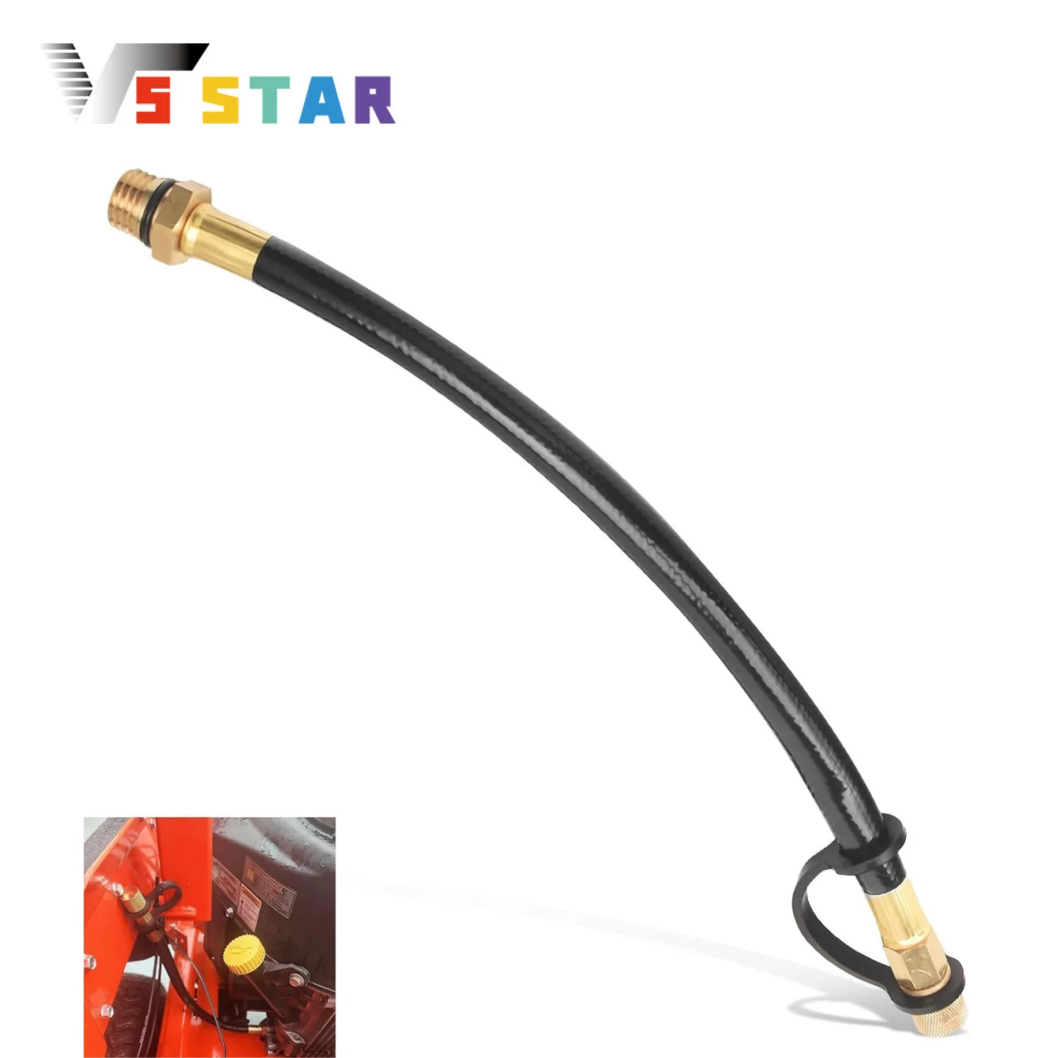 

51044-0902 510440902 Шланг слива масла для двигателей Kawasaki FH FR FS FT FX FR730V FR691V FR651V FR600V FX730V FJ180V