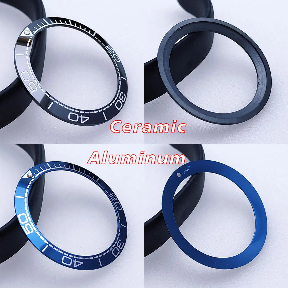 41.5mm Sloping Watch Ring Ceramic Bezel Insert Ring for Case Watch Accessories Inner diameter 32.7mm Watch Bezel Inserts