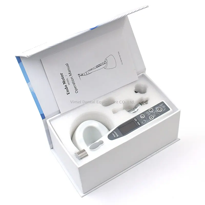 

Стоматологическое оборудование, беспроводной светодиодный эндомотор с контругловым эндодонтическим электрическим эндодонтическим двигателем для корневых каналов 16:1, 9 режимов