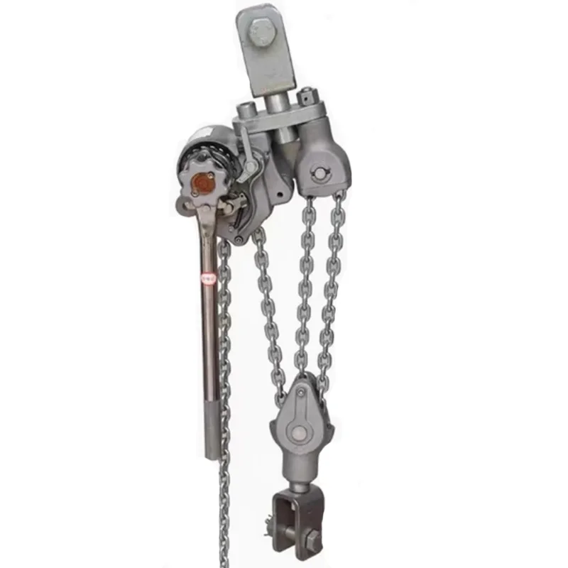 3T/4T Aluminum Alloy Level Chain Hoist Single Galvanized Chain Mini Puller Come Along,Ultra -Light And Portable Manual Hoist