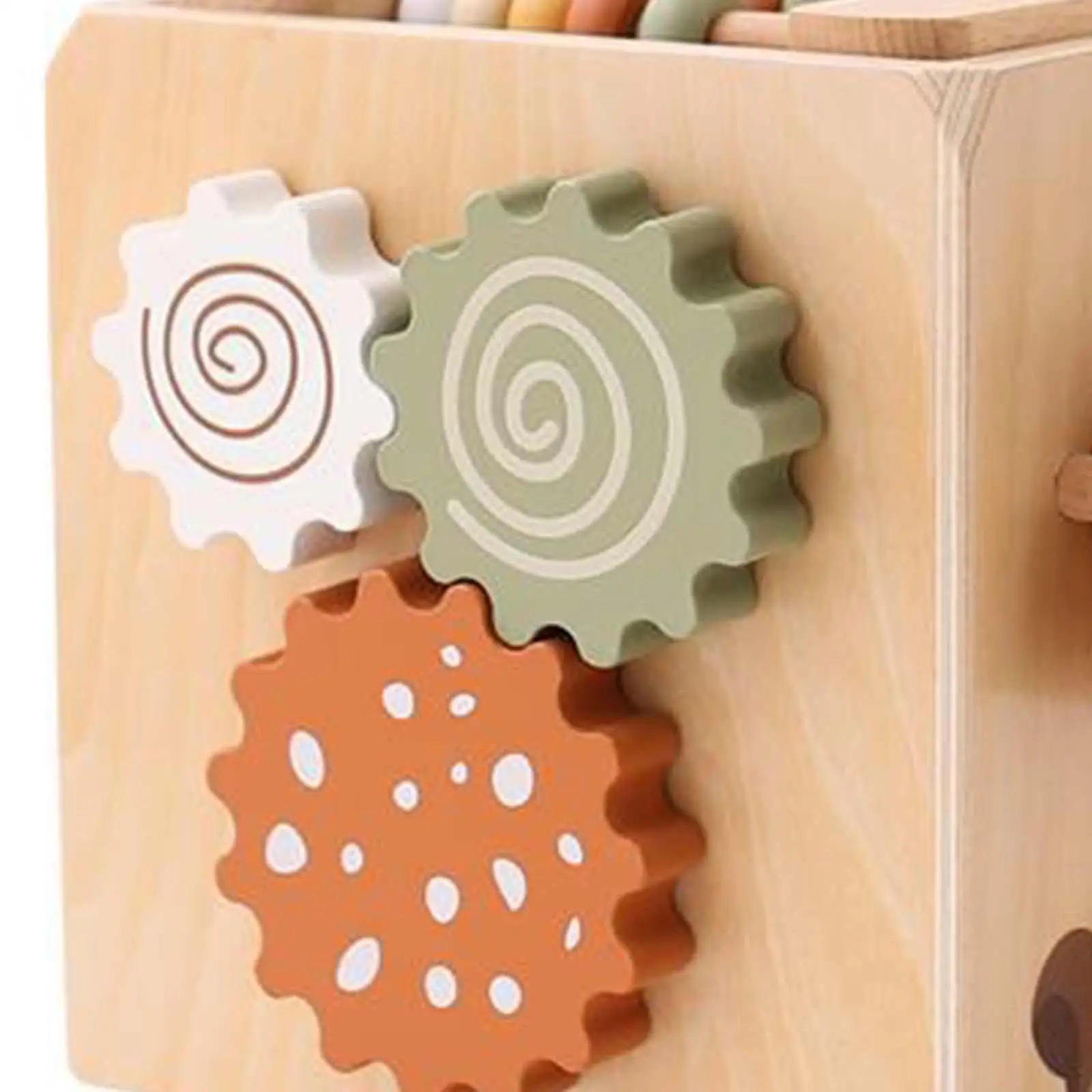 لعبة مكعب نشاط 5 في 1 ألعاب مونتيسوري الخشبية التعليمية التنموية في وقت مبكر