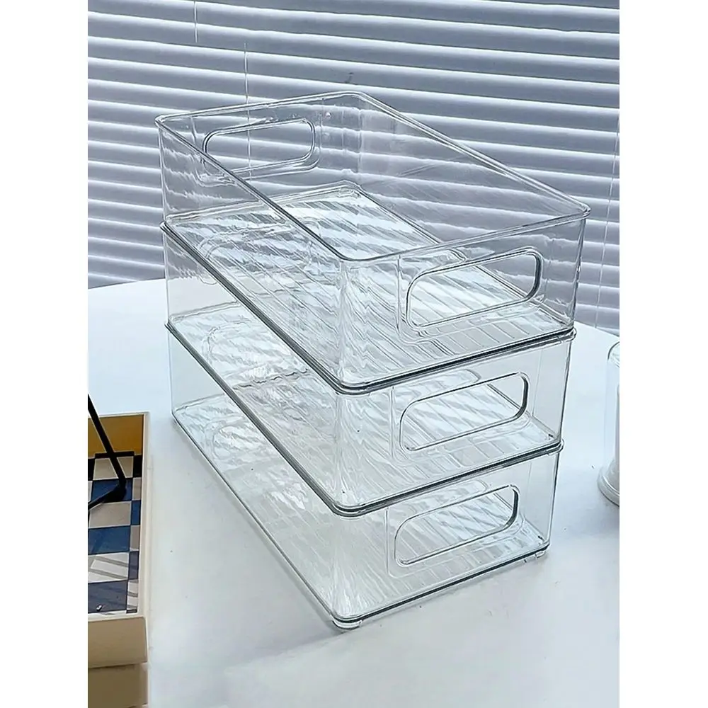 

3pcs Clear Acrylic Desktop Storage Box