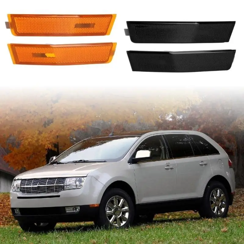 

H8WE Amber Lens Front Side Marker Light Reflector Replaces 7A1Z15A201A Waterproof Marker Light for 2007 to 2010 Vehicle MKX