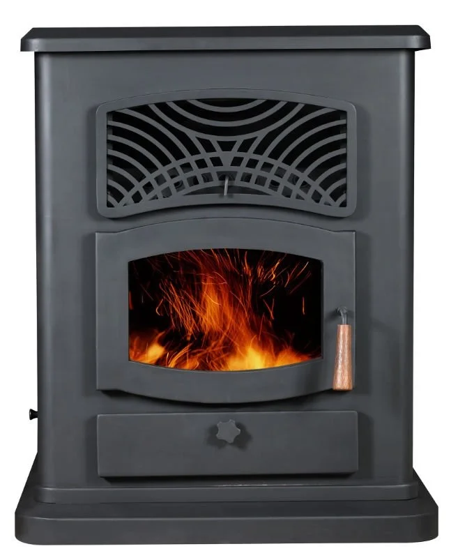 Indoor Freestanding Biomass Wood Pellet Stove Fireplace Fire Heater Room Burner For Home Use