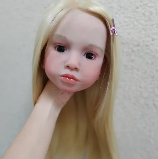 St.Store 42inch Aloenka Pretty Girl Already Painted Reborn Doll Rooted Blonde Hair As Gift