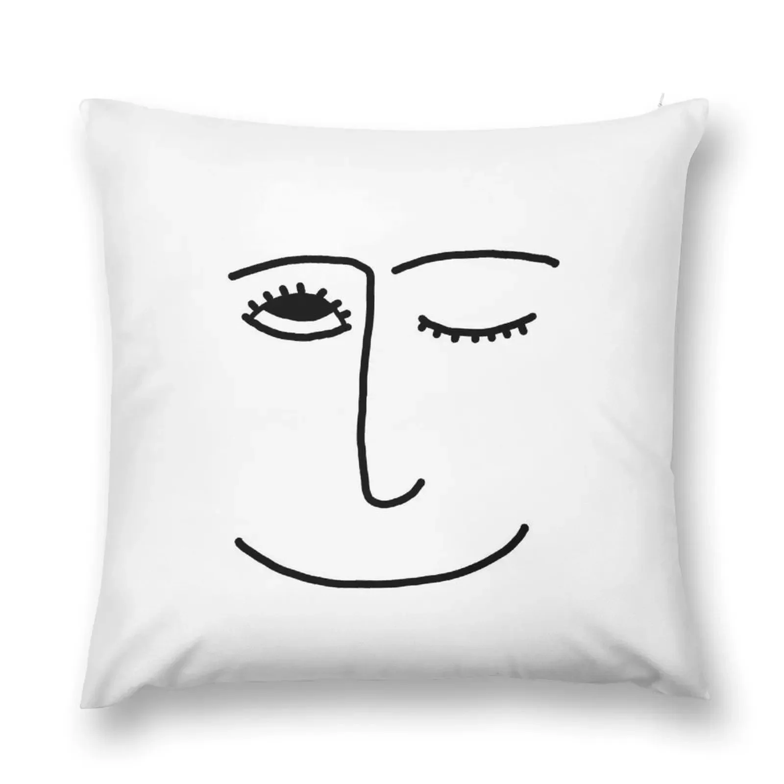 Winky Face Pillow Throw Pillow Custom Cushion Photo ornamental pillows for living room pillow