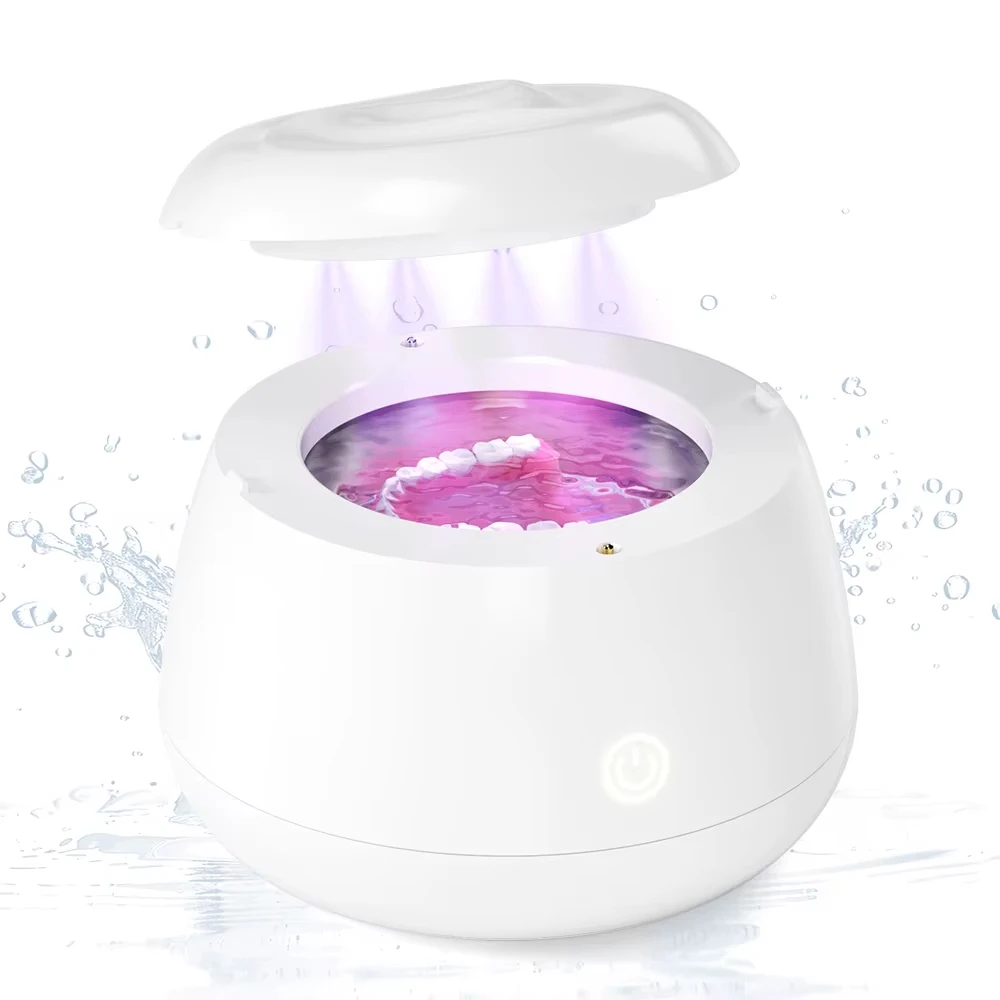 mini true Ultrasonic Teeth Cleaner  200ml Tank  for Aligner Retainer jewelry small accessories