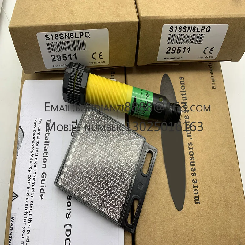 

Ultrasonic sensors QS18UPAQ8 QS18UNAQ8 One year warranty Premium products