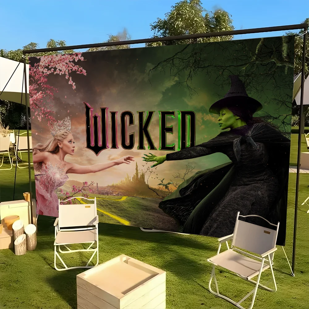 flag For Picnic Grande A-Ariana W-Wicked Party Art Movie Home Decoration Outdoor Camping Banner