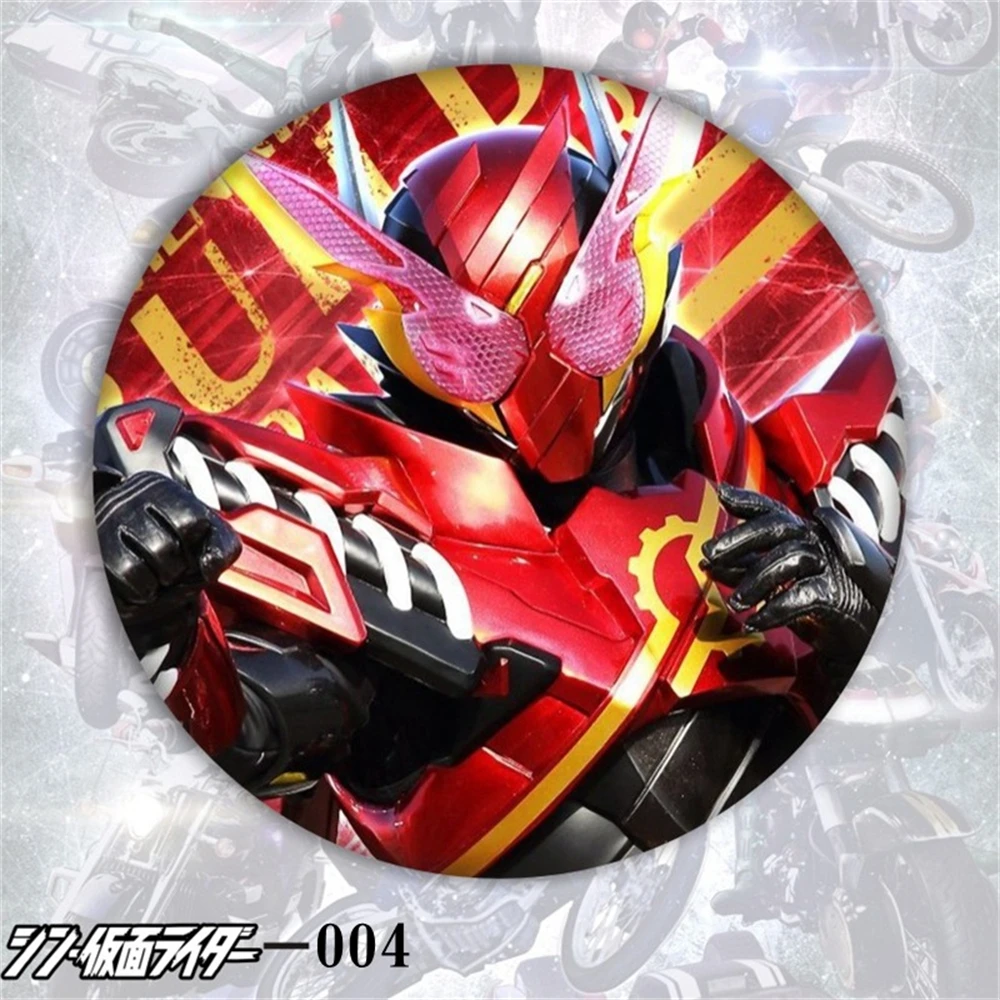 58mm Anime Mascherato Kamen Rider Riderman COSTUME Cosplay Distintivo Pin SPTE Spilla in banda stagnata Prop Gilf