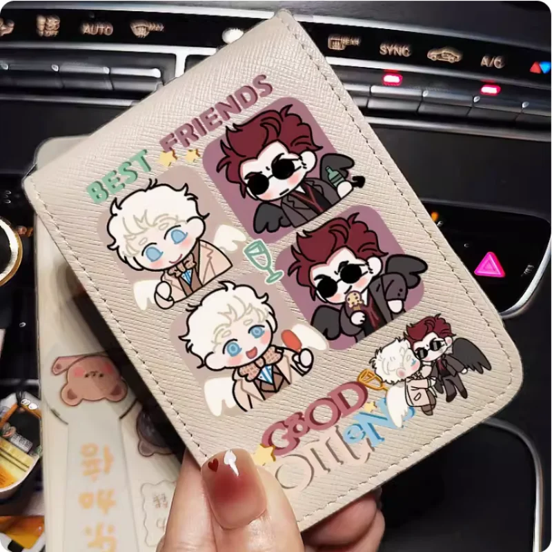 

Anime Good Omens Fashion Wallet PU Purse Card Cash Holder Bag Cosplay Gift B502