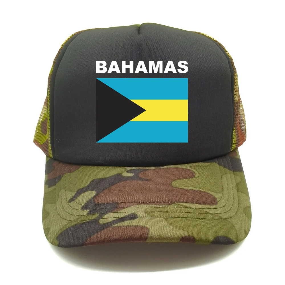 Bahamas Trucker Cap Men Cool Bahamas Hat Baseball Cap Unisex Mesh Net Caps