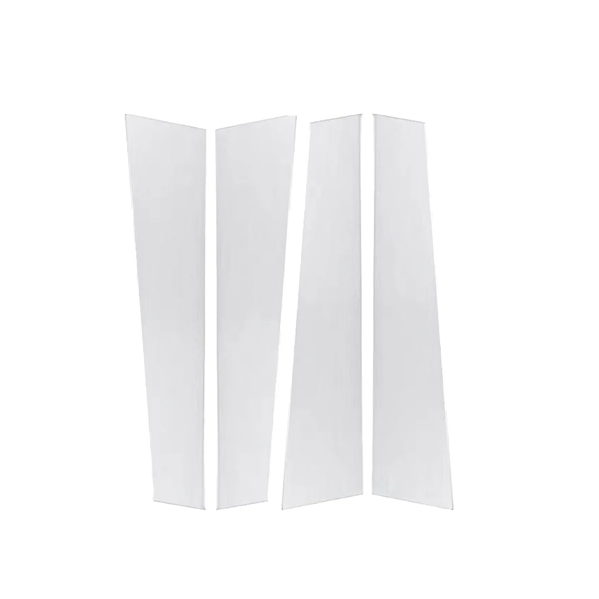 

4Pcs Exterior Window B Pillar Bright Strip Stickers for S Class 2021-2023 Center Post Aluminum Trim