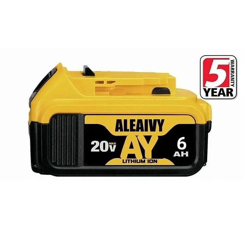 18650 แบตเตอรี่สําหรับ DeWalt 18V 20V Max เครื่องมือไร้สายสําหรับ 20V MAX 5.0Ah 6.0Ah Li-Ion แบตเตอรี่ DCB200 DCB203 DCB205