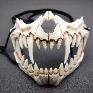 

Маска на Хэллоуин, реалистичная маска с зубами тигра, пластиковая маска ужасов для лица, японский стиль, косплей, вечерние страшный костюм, аксессуар