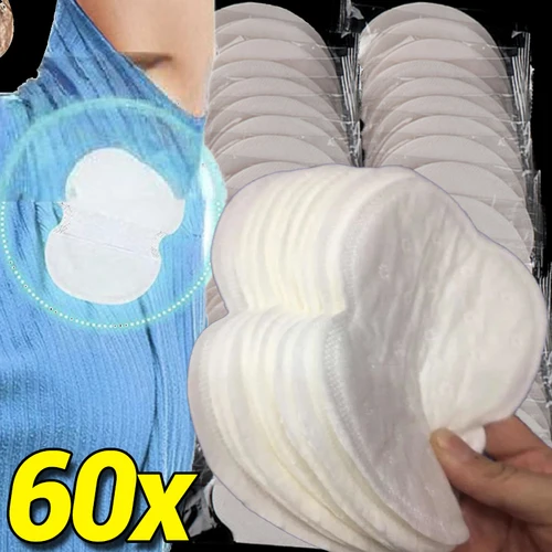 Imagen 2 del producto Almohadillas desechables antisudor para axilas, desodorante antitranspirante de verano, parche absorbente de sudor para axilas no tejido ultrafino transpirable