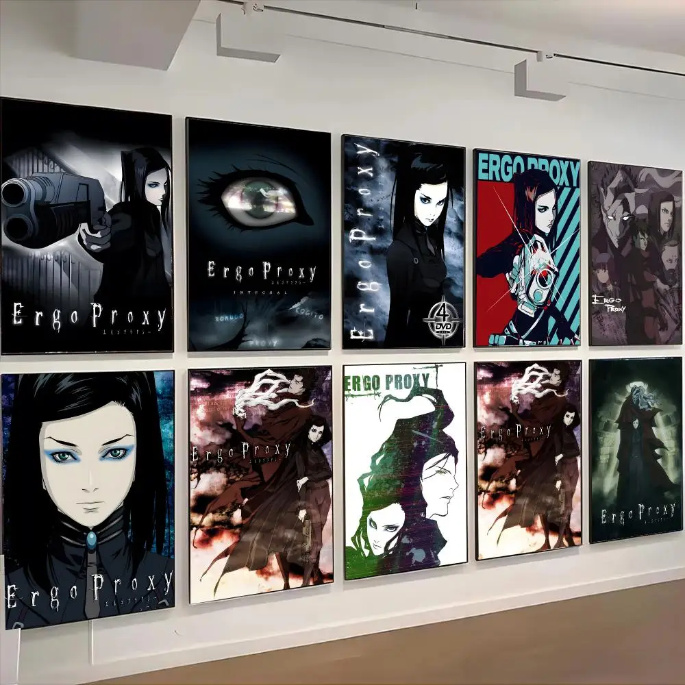 Ergo Proxy Anime Cyberpunk Poster Living Room Bedroom Party Bar Decor Moisture-proof Art Wall Painting