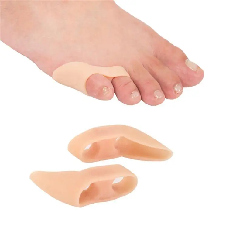 Pexmen 2/4/6/8/10Pcs Gel Pinky Toe Separator Spacer Little Toe Corrector Protector Reduce Foot Pain Relief For Callus Corns And