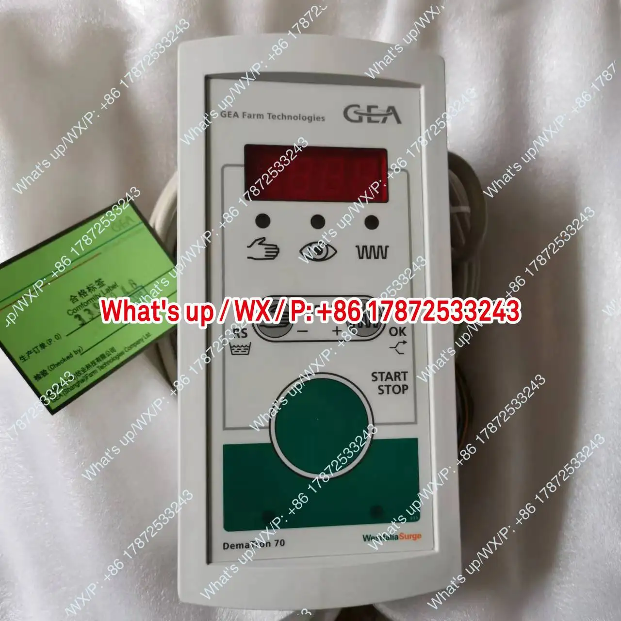 Panel de control GEA DT70 controlador de nivel de leche para salón de ordeño de vacas lácteas 70392373050