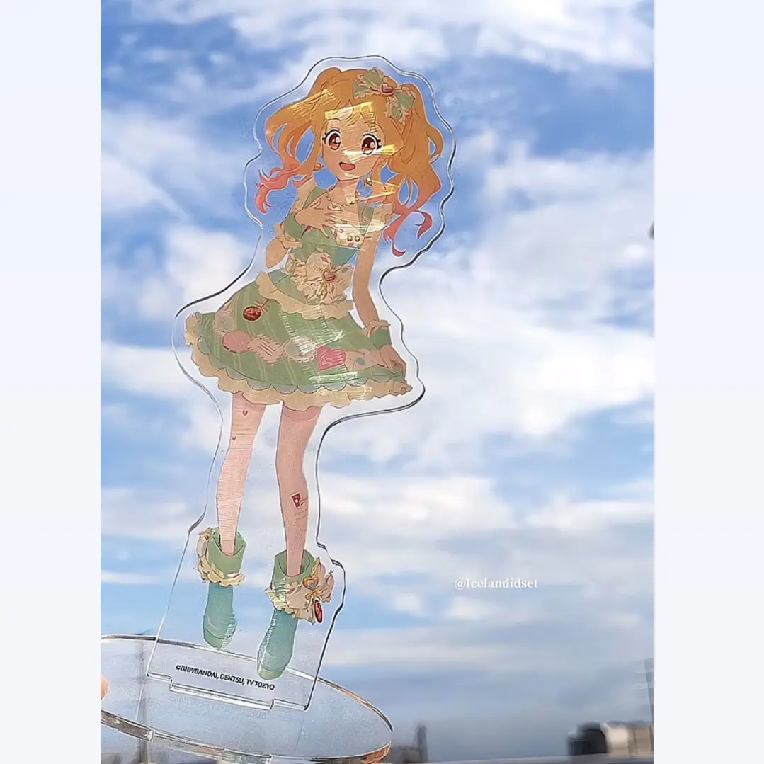 Aikatsu STARS Figure Nijino Yume Board Cartoon Collect Exquisite Dormitory Desktop Acrylic Decor Stand Sign Girl Model Toys Gift