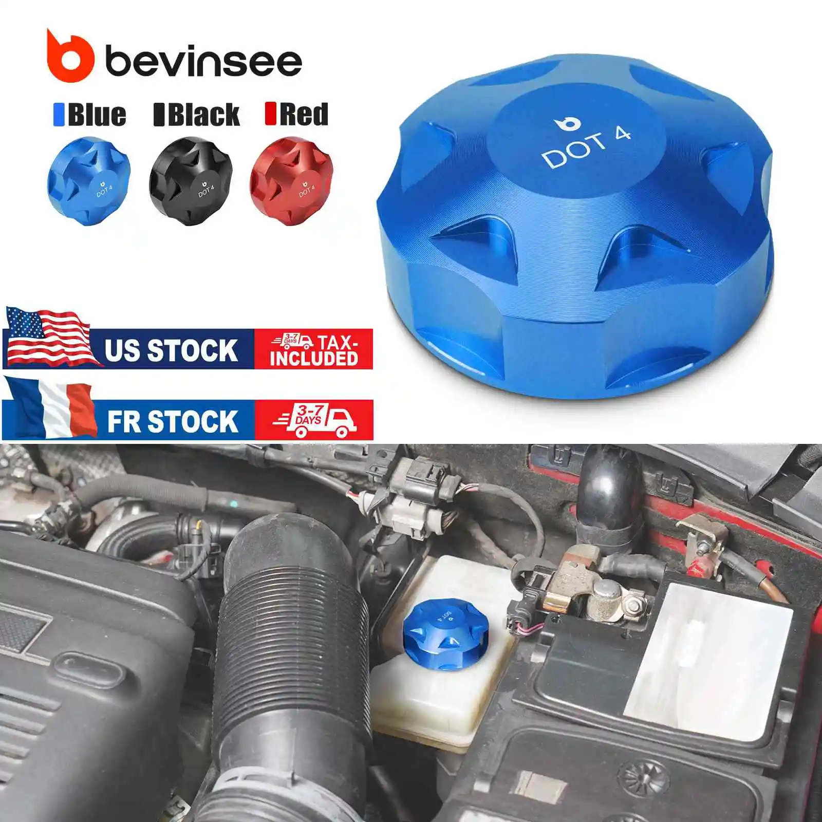 

(EU&US Stock)Brake Fluid Cap for Audi A3 RS3 S3 8V A4 for VW for Golf 7/8 GTI/R for Jetta for Passat B8 for Tiguan MK2 for Skoda