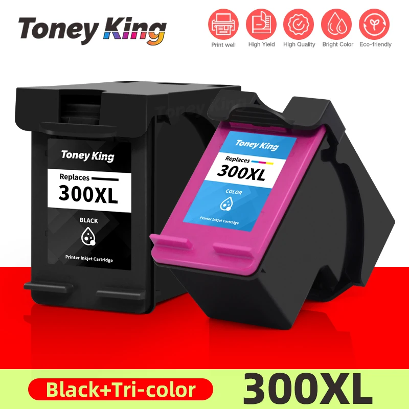 Ink Cartridges 300XL for HP 300 XL Ink Cartridge For HP300 Deskjet D1660 D2560 D2660 D5560 F2420 F2480 F2492 F4210 Printer