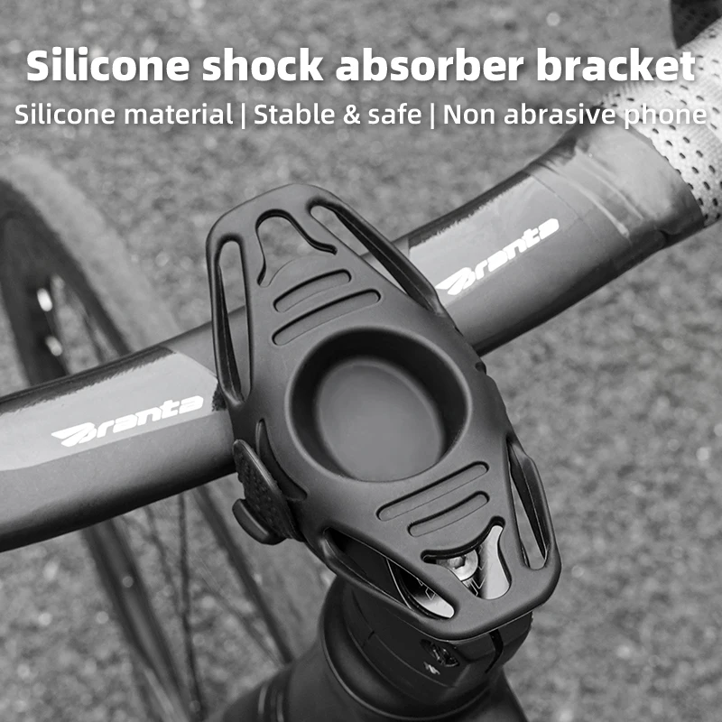 ที่วางโทรศัพท์ซิลิโคนแบบปลดเร็วสำหรับจักรยานเสือภูเขา จักรยานไฟฟ้า ที่ยึดโทรศัพท์สำหรับนำทาง อุปกรณ์สำหรับการขี่จักรยาน