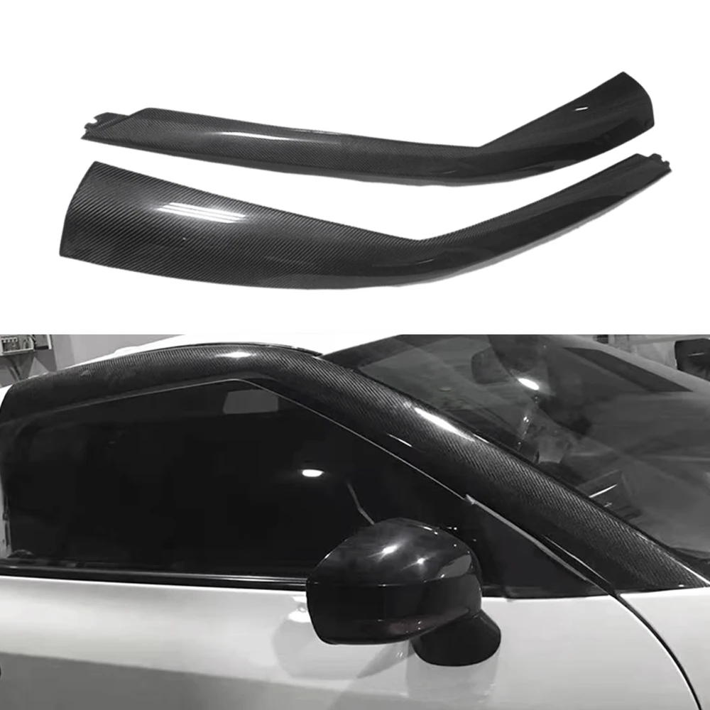 HOT SALE Carbon Fiber High Polished Front Windshield a Pillar for Nissan R35 GT-R (2007-) Fitment Tested Easy Installation