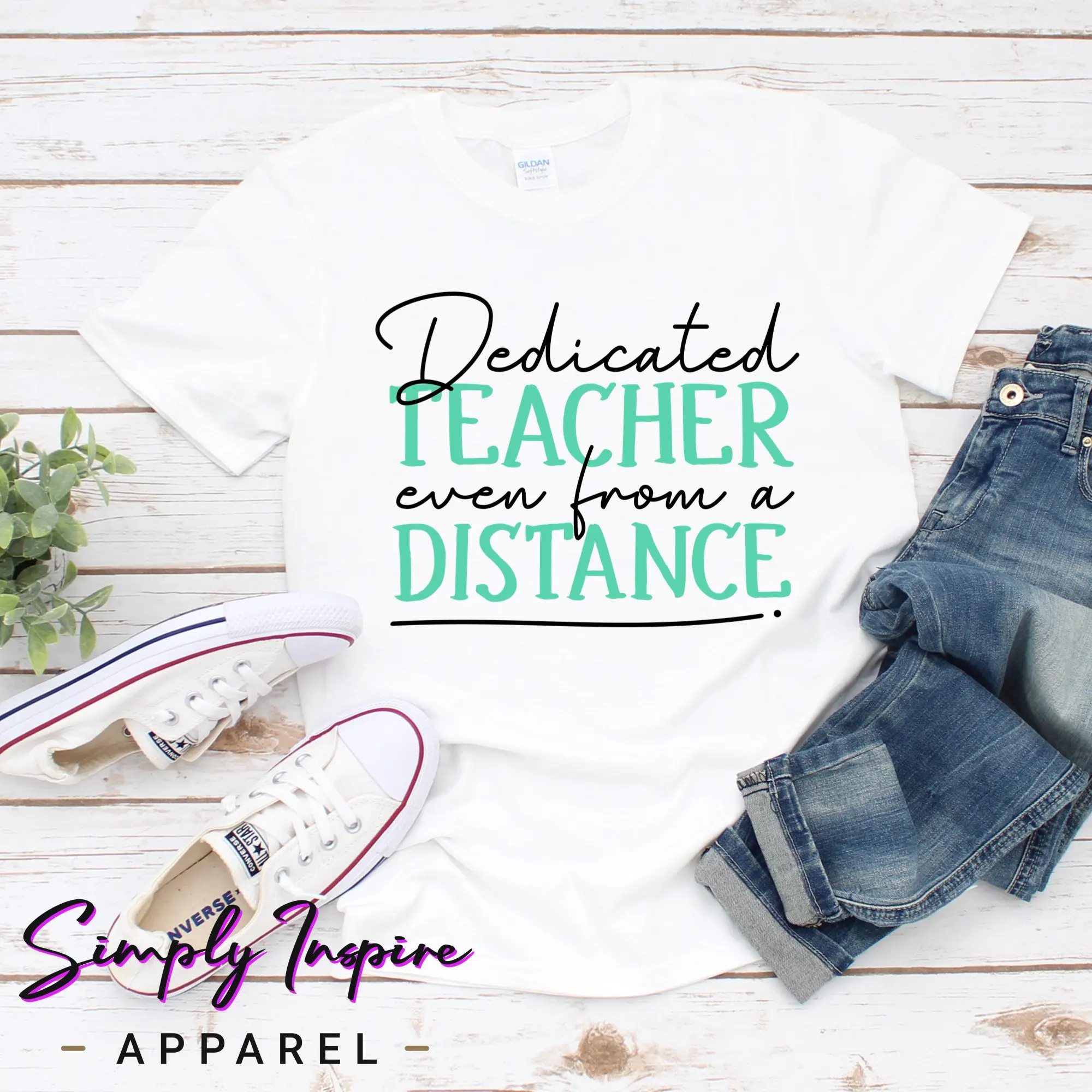 Dedicated Teacher Even From A Distance T-Shirt/ Funny School Shirt/ Best Teacher/Gifts for Teachers/ Unisex Tees