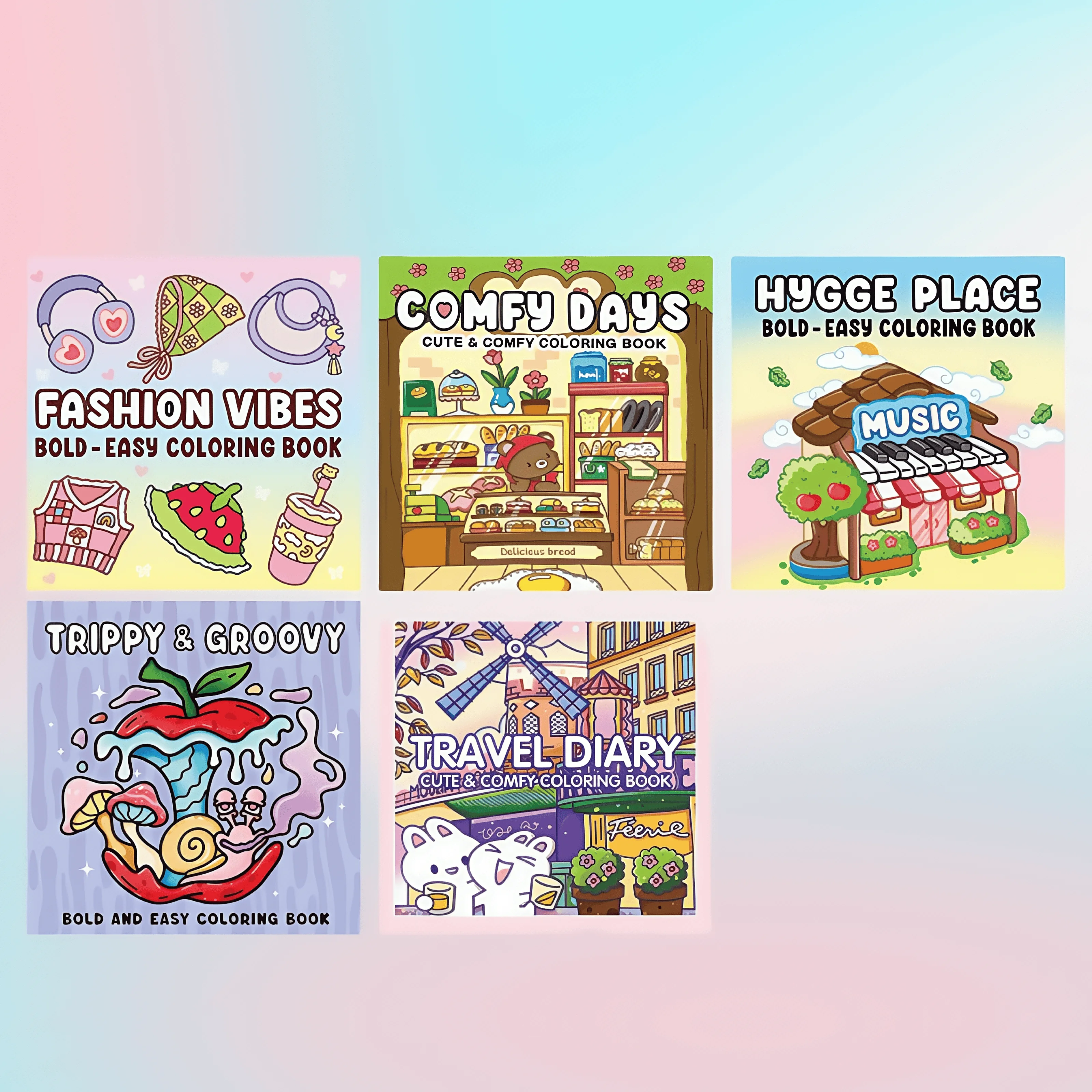 Spooky Cutie Coloring Book Paperback - Monster Series Coloring Book