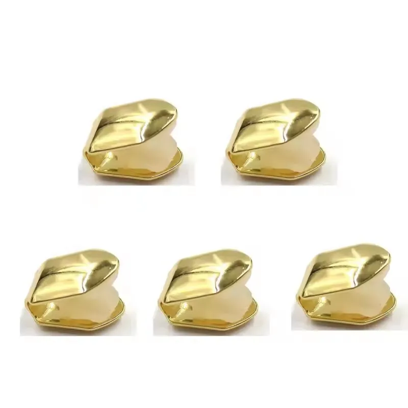 Custom Fit Gold Plated HipHop Single Tooth Grillz Cap