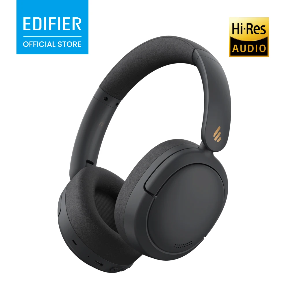 EDIFIER W800BT Pro Hybrid ANC Kabellose Over-Ear-Kopfhörer Bluetooth 5.4 Hi-Res Audio 45 Std. Spielzeit KI-Geräuschunterdrückung Faltbar
