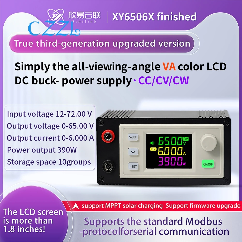 XY6506X XY6509X DC DC Buck Converter CC CV 12-72V 6A 9A Step Down Power Module Adjustable Regulated Laboratory Power Supply