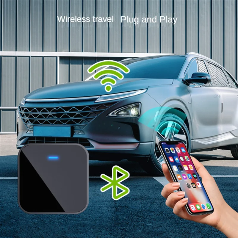

Classic-For Carplay Adapter Car Wired To Wireless Smart Aibox Box Car Interconnect Multi-Function Adapter,