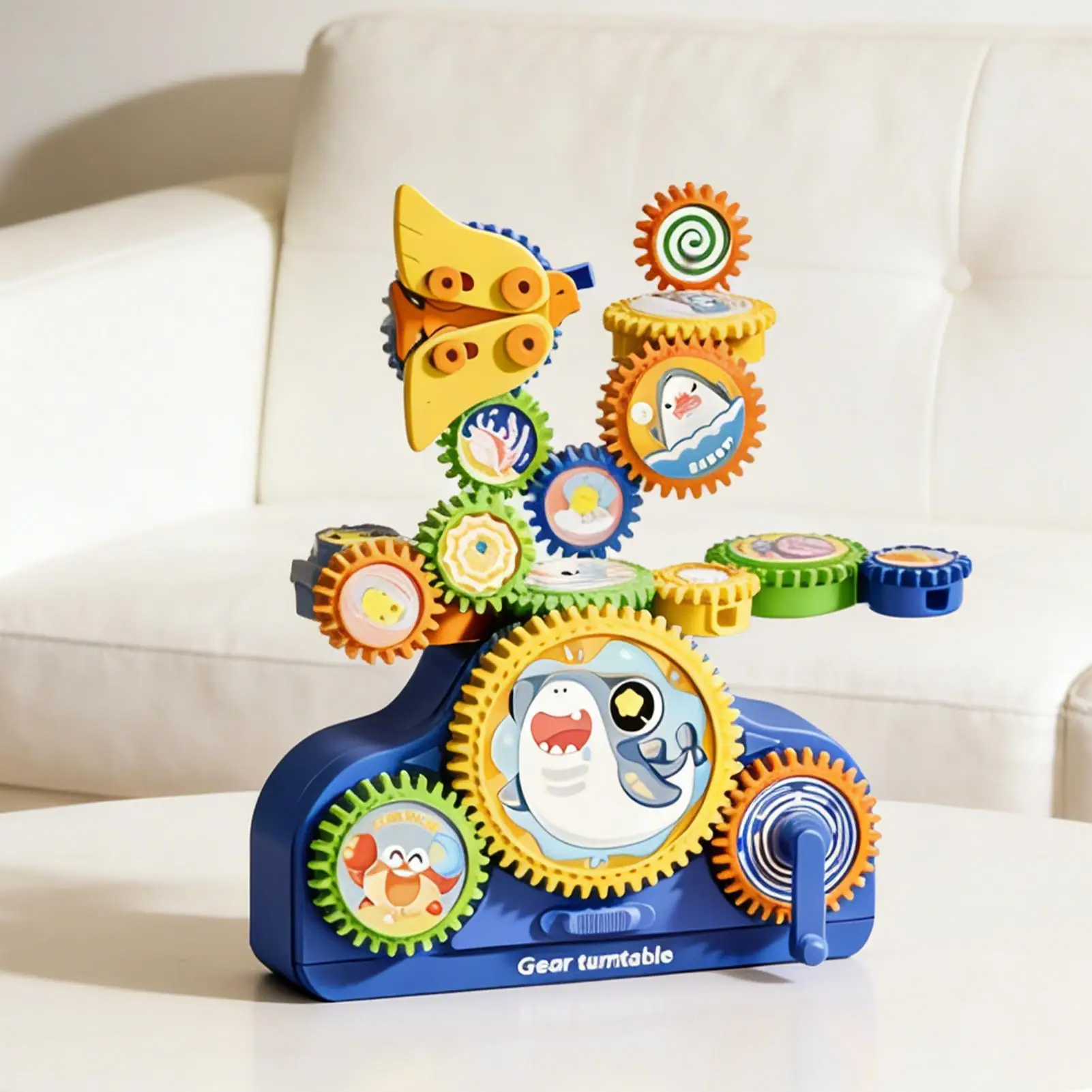 Engrenages pour enfants blocs de construction interactifs jeu engrenages ensembles de construction pour enfants garçon fille famille amis étudiants maison intérieure