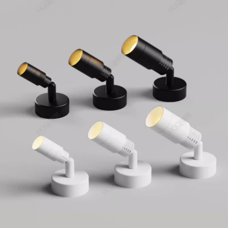 A Set of Adjustable-Angle Zoomable Mini Ambient Lights with Bright Illumination, Ranging from 3° to 60° in Angle.