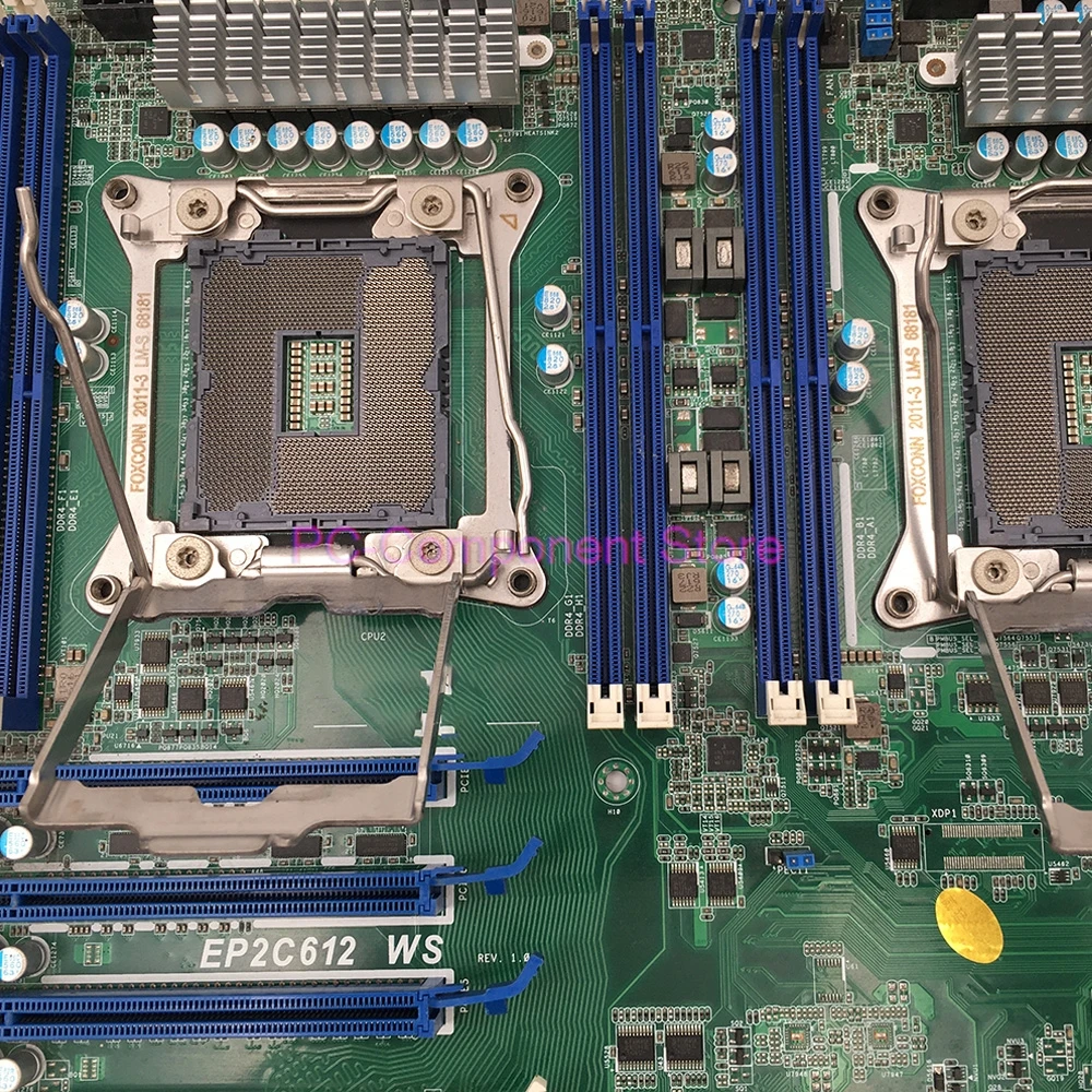 

EP2C612 Серверная материнская плата WS с двумя разъемами LGA 2011 R3, поддержка E5-2600 серии V3/V4 DDR4