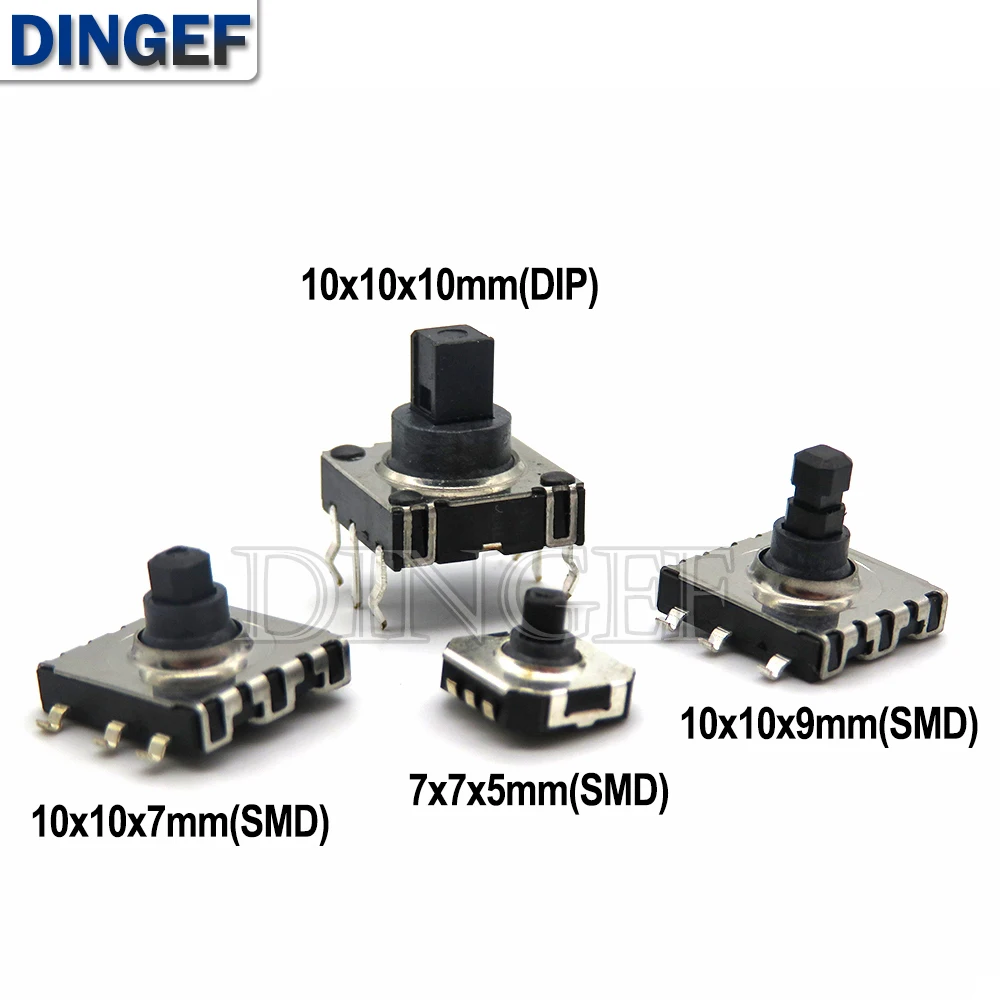 5PCS DIP SMD 5 Five way Switch Multi-direction Switch Touch Reset Key 10*10*10 MM Pin Multi direction 10X10X10 7X7X5 10X10X9mm