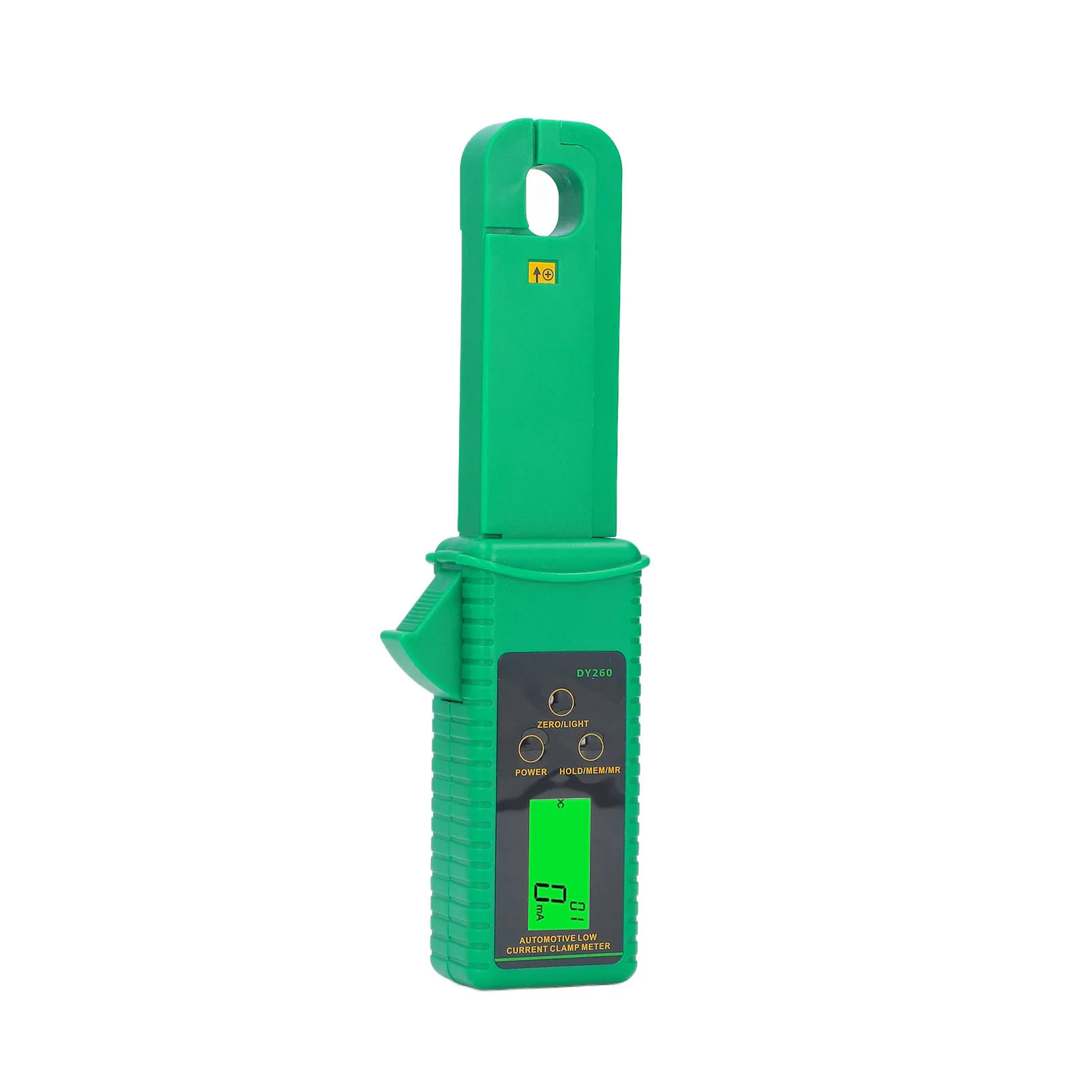 Car AC DC Leakage Current Clamp Meter 0mA‑60A Portable Low Current Tester Anti Interference Non Contact for Automotive