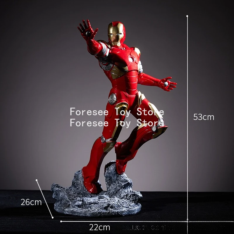 Nuovo 40-53 cm Iron Man MK50 MK43 Figura The Avengers Anime Figure Collection Desktop Ornament Decorazioni Migliori regali per i bambini