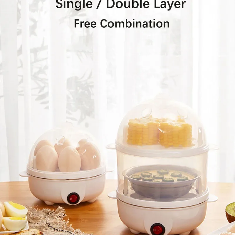 Mini multi-functional double-layer steamed corn egg steamer and egg cooker is a breakfast artifact for lazy people at home 2025