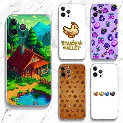 Stardew Valley Game Phone Case For iPhone 15,14,13,12,11 Plus,Pro,Max,XR,XS,X,7,8 Plus,SE,Mini Transparent Silicone Soft